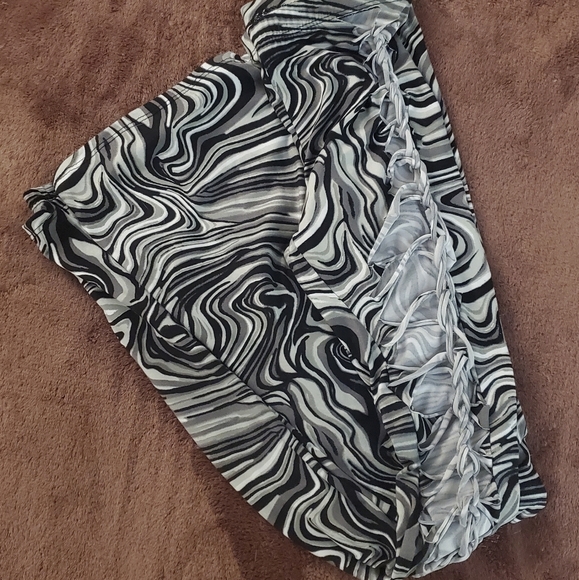 SOLD Pisces Vibrations Braided Trippy Bell Bottoms - Picture 6 of 6